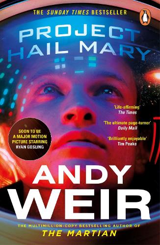 A cover photography of a man in a spaceship with the American Flag reflected within the